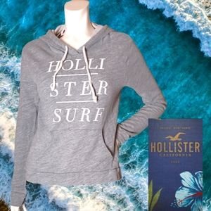 Hollister Oversized Hoodie in Heathered Grey and Big Hood Pullover Y2K